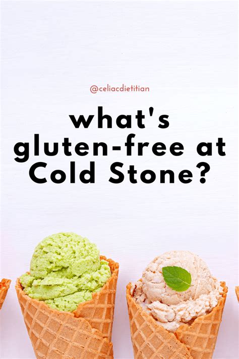 Gluten Free Cold Stone