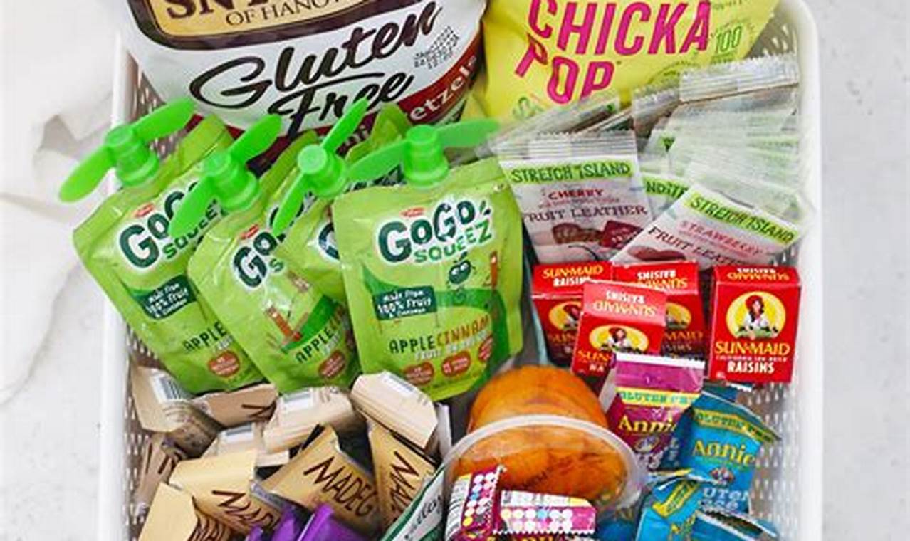 Gluten-free snacks for on-the-go families