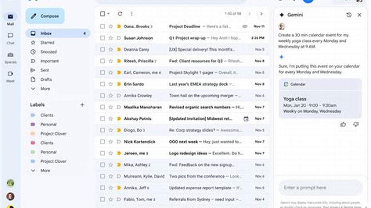 Gmail Calendar Plugin