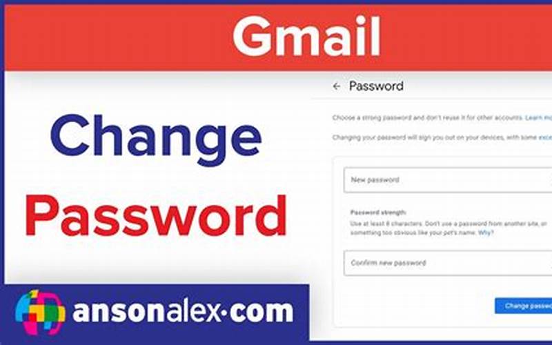 Gmail Change Password Email