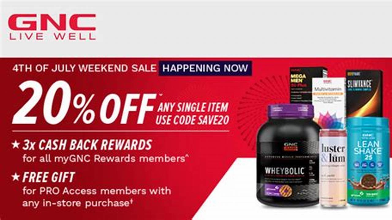 Gnc Promo Code 2024