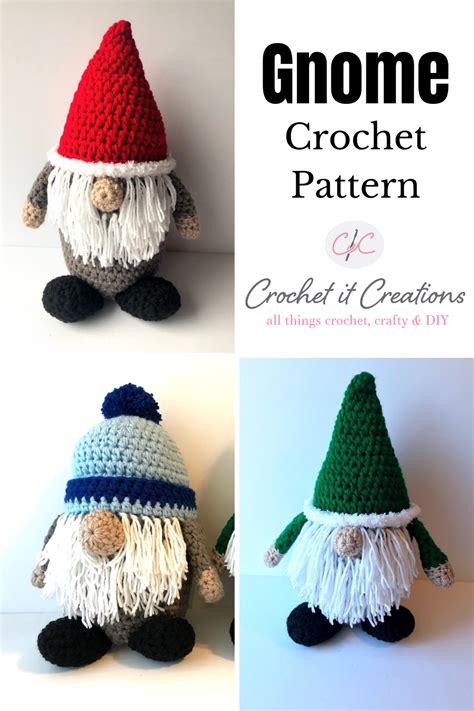 Gnome Crochet Hat Pattern