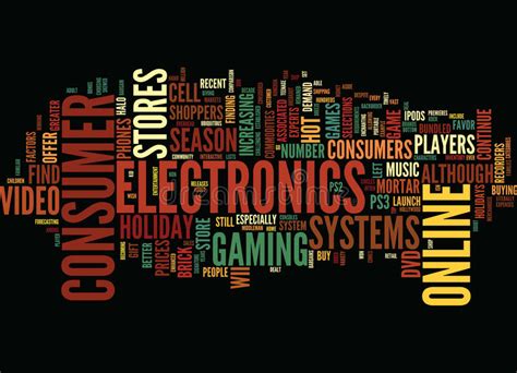 Go Online To Buy Hot Consumer Electronics For The Holidays Word Cloud