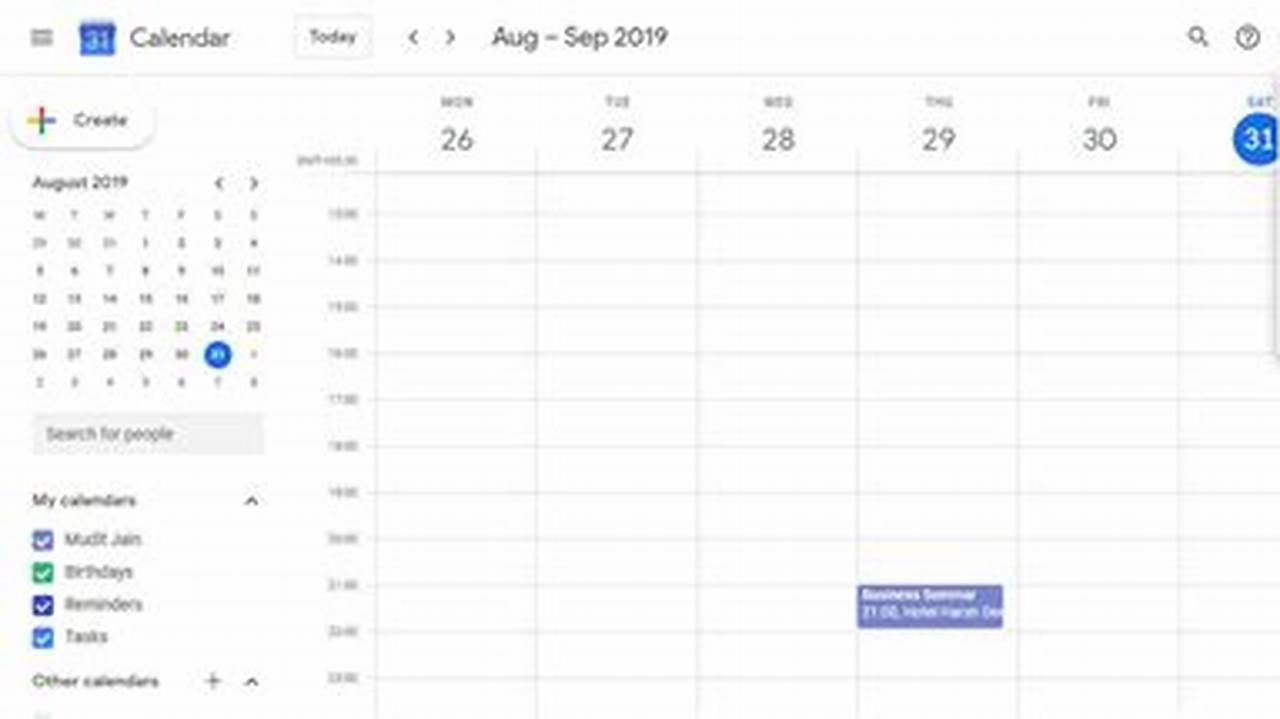 Go To My Google Calendar