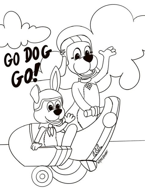 Go Dog Go Coloring Pages