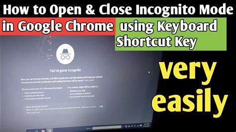Go Incognito on a Chromebook Using Keyboard Shortcut