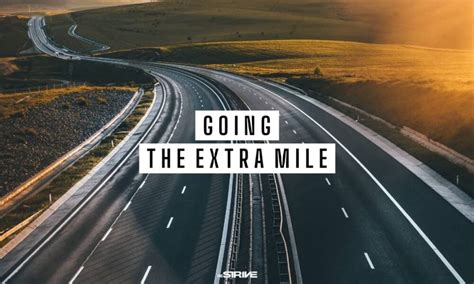 Go the Extra Mile