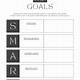 Goal Worksheet Printable