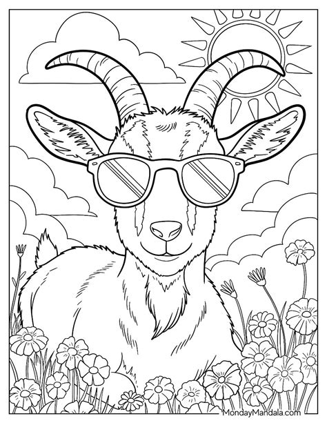 Goat Coloring Pages