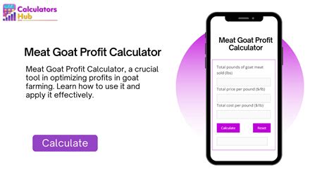 Goat Profit Calculator