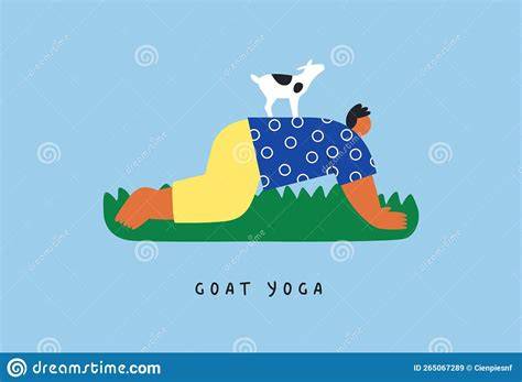 Goat Yoga Concept