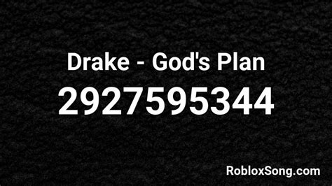God\'s Plan - Drake - Roblox Song ID - Roblox Music