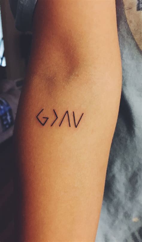 My tattoo! Got it in July of 2015. It means God is greater