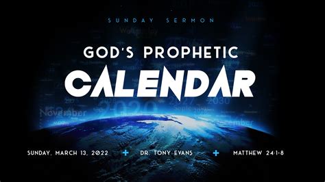 Gods Prophetic Calendar