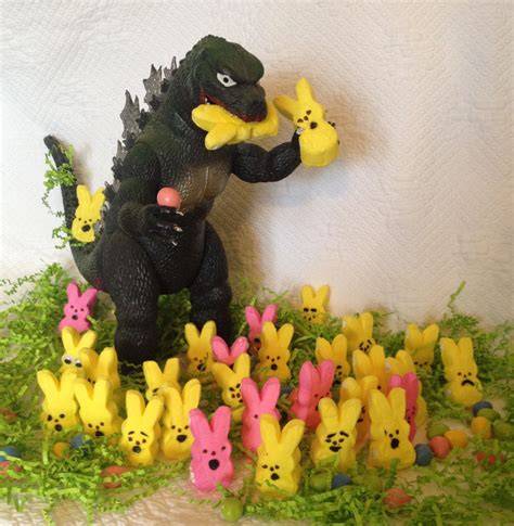Godzilla Happy Easter