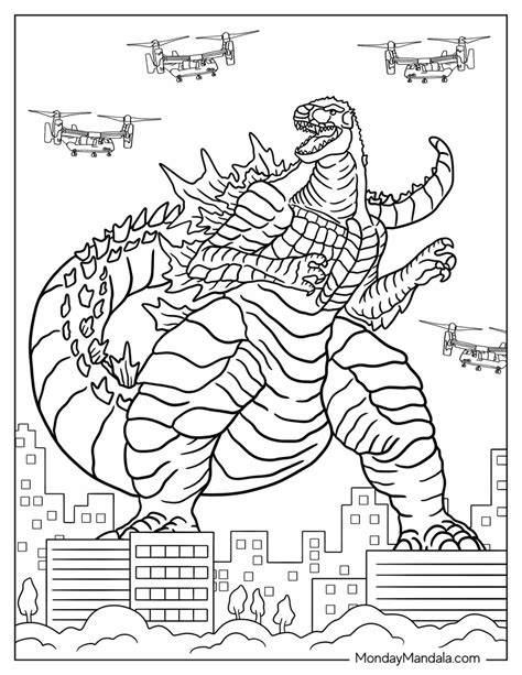 Godzilla Minus One Coloring Pages