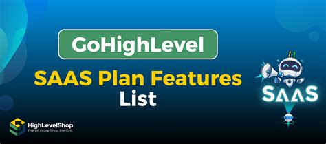 Gohighlevel Saas Plan