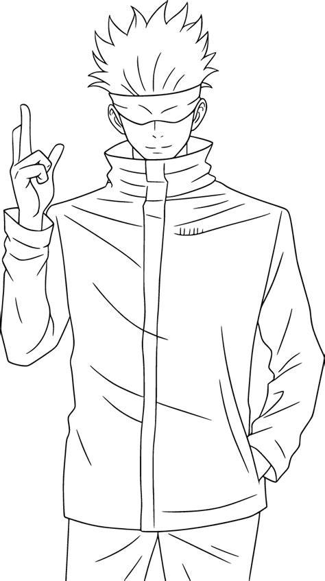 Gojo Coloring Pages