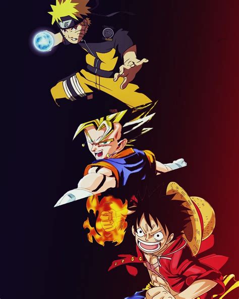 Goku Naruto Luffy