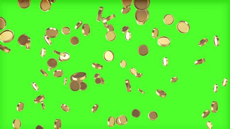 Captivate Your Audience with Our Stunning Gold Coin Falling Animation