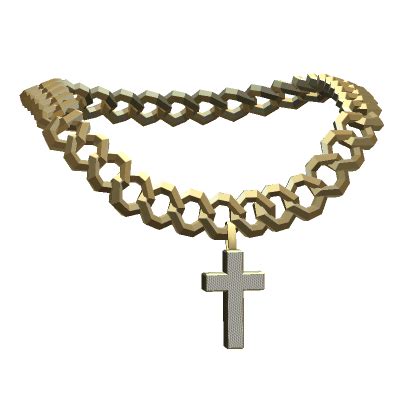 Gold Cross Necklace Robux - Roblox