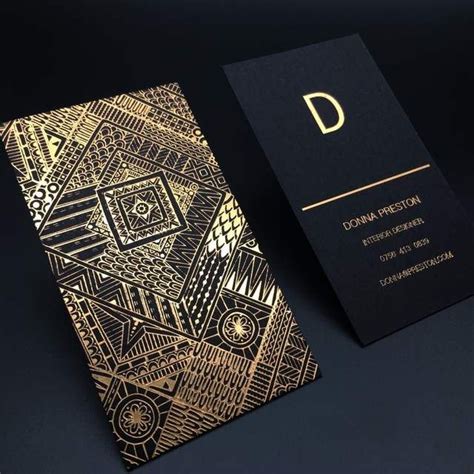 Gold Foil Stamped Business Cards ? The Unique and Potential Service Provider
