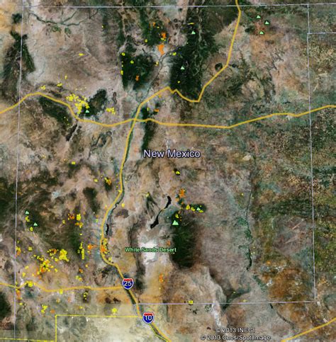 Gold In New Mexico Map