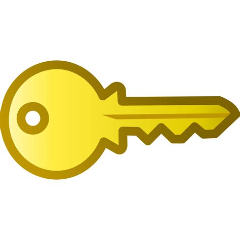 Gold Key Icon