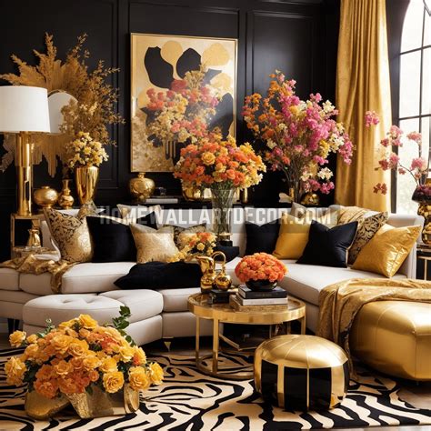 Gold Living Room Decor