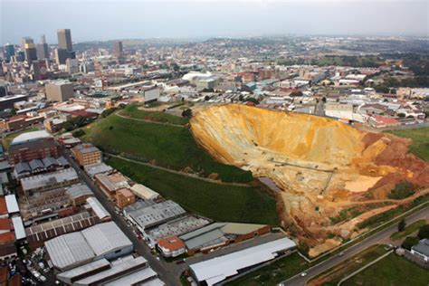 Gold mines in Johannesburg