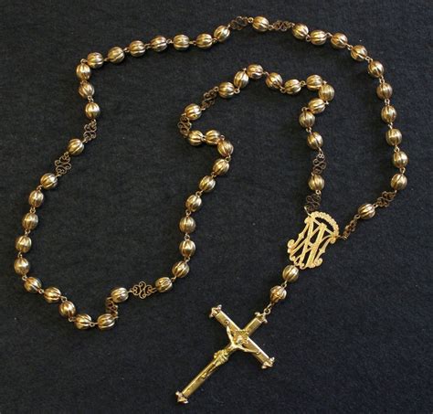 Gold rosaries – creditable ability ideas
