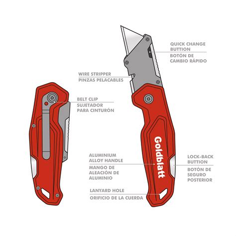 Goldblatt Utility Knife Instructions