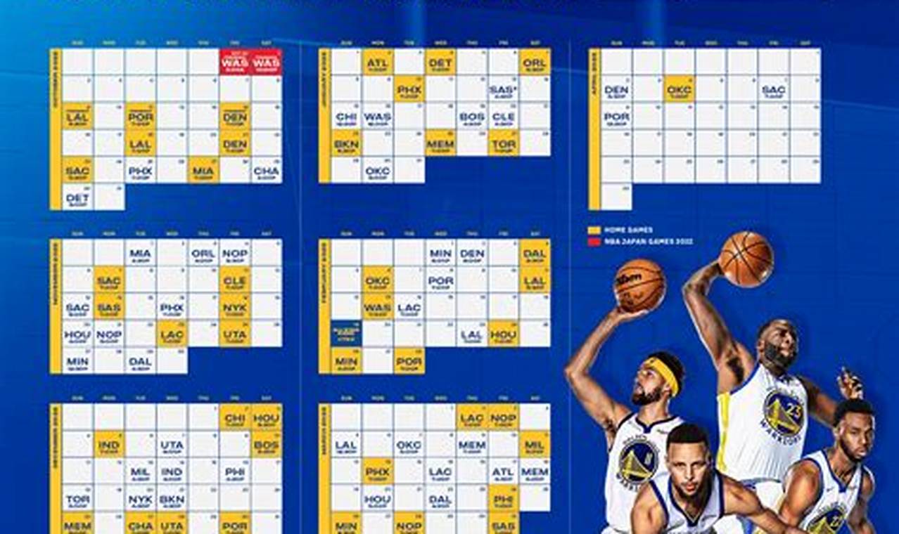 Golden State Warriors Games 2024 Schedule