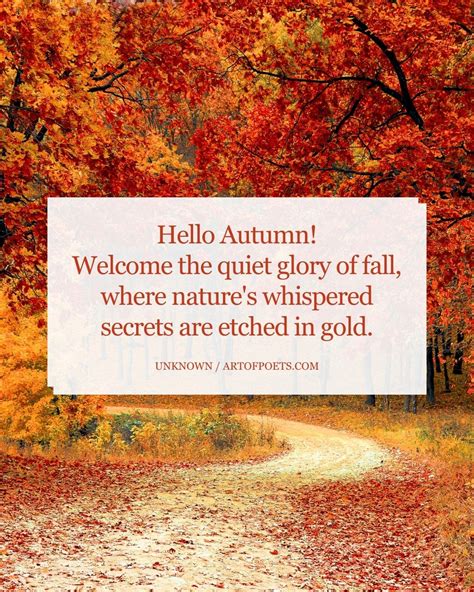 Golden Autumn Quotes