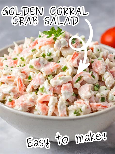 Golden Corral Recipe For Crab Salad