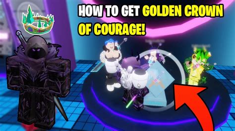 Golden Crown of Courage! - Roblox