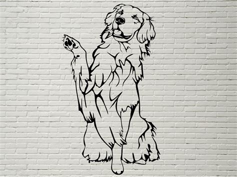 Download Golden Retriever Dog DXF Files