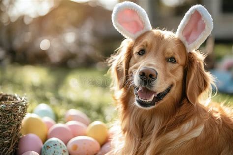 Golden Retriever Easter