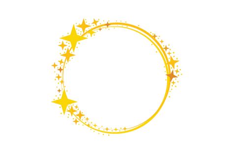 Download Golden Star Dust Frame SVG File - SVG Design Files