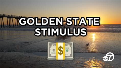 Golden State Stimulus Checks For Rent Payments