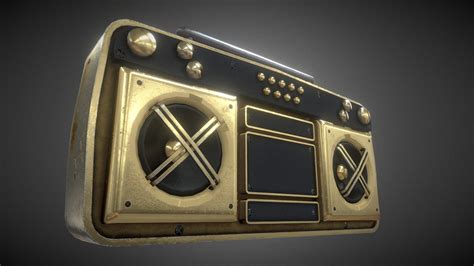 Golden Super Fly Boombox Roblox Remake - Download Free 3D 
