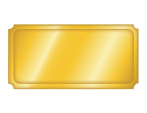 Golden Ticket Template