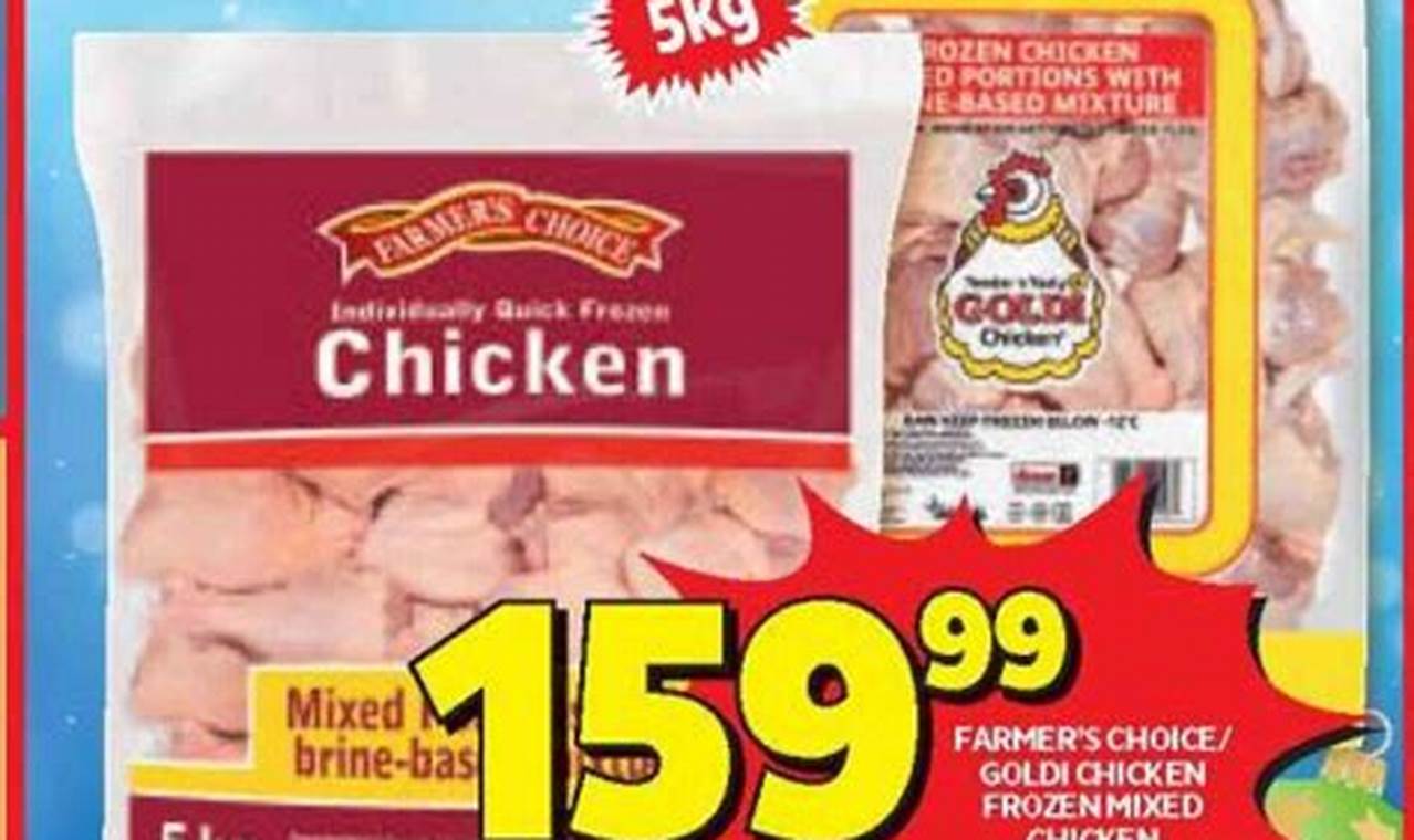 Goldi Chicken Olifantsfontein Price List
