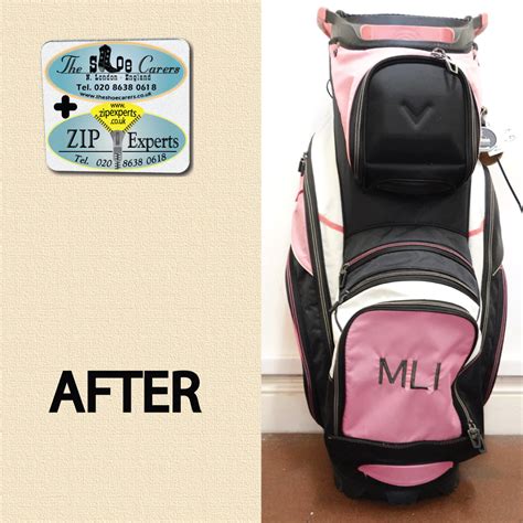Golf Bag Zip Off Panel Replacement