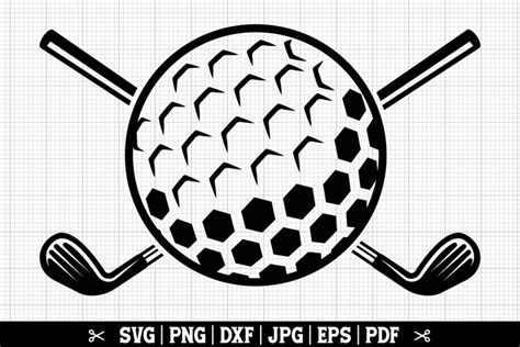 Swing into Style with our Golf Ball SVG Collection: Teeing Up Your Designs in Flawless Detail