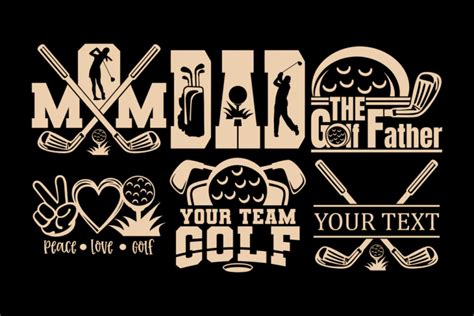 Download Golf Bundle, Golfing Quotes Files DXF Files