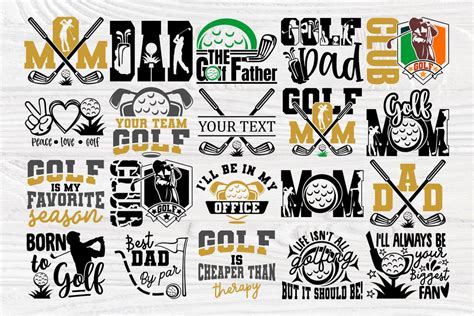 Download Golf Bundle, Quotes, Golfing Cut Files
