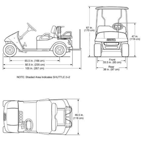 Golf Cart Size