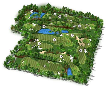 Golf Course Map Design