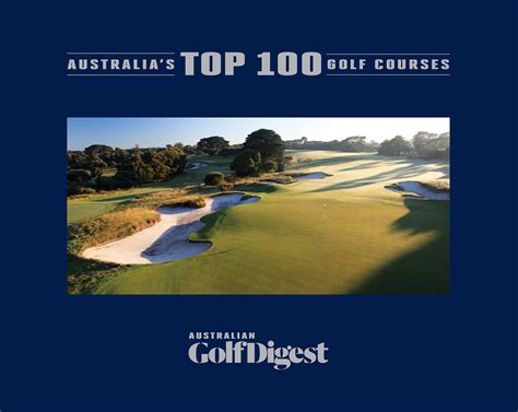 Golf Course Ranking In Australia